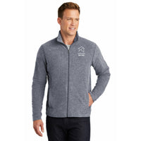 Port Authority® Heather Microfleece Full-Zip Jacket