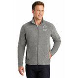 Port Authority® Heather Microfleece Full-Zip Jacket