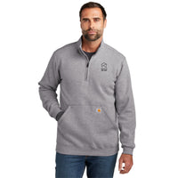 Carhartt® Midweight 1/4-Zip Mock Neck Sweatshirt